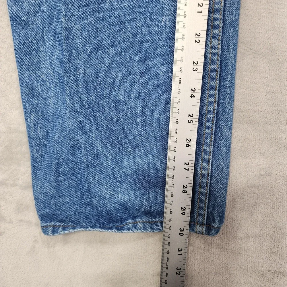 Vintage Levi's Jeans Mens 36x31 Blue Two Horse Straight Leg Leather Tab USA 90s‎